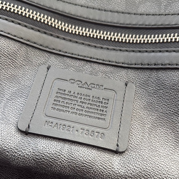 Coach Black Backpack with Cactus Design - Picture 3 of 5